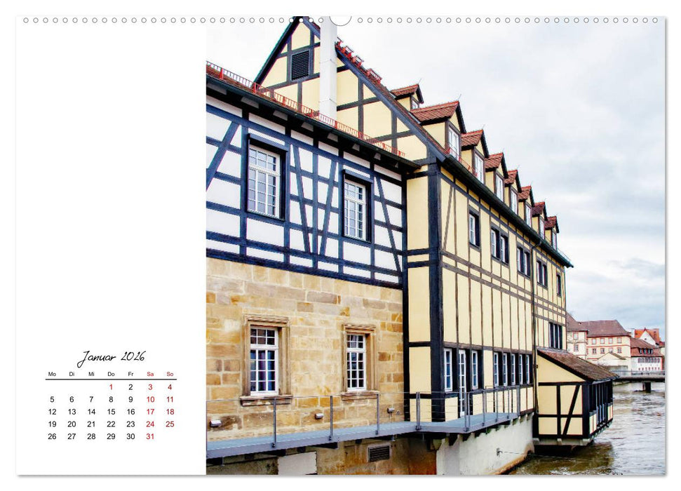 Reiseziel Bamberg (CALVENDO Premium Wandkalender 2026)