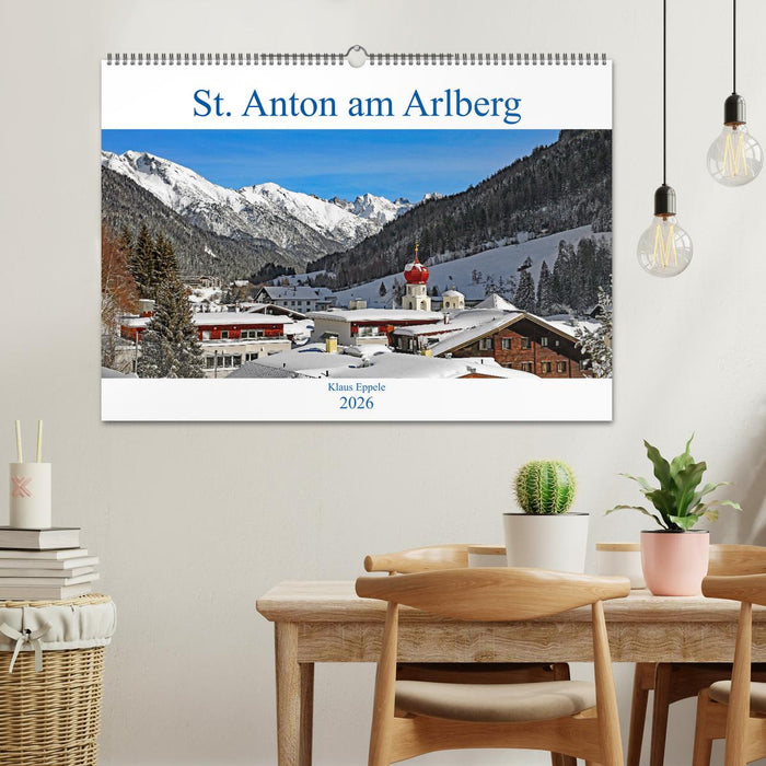 St. Anton am Arlberg (CALVENDO Wandkalender 2026)