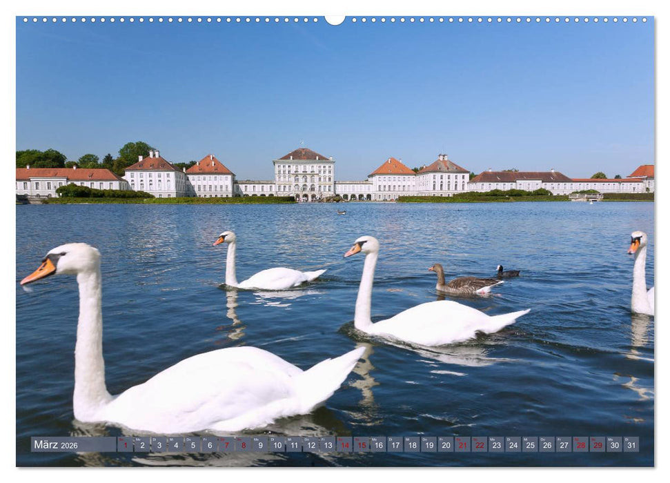 Weltstädtchen München (CALVENDO Premium Wandkalender 2026)