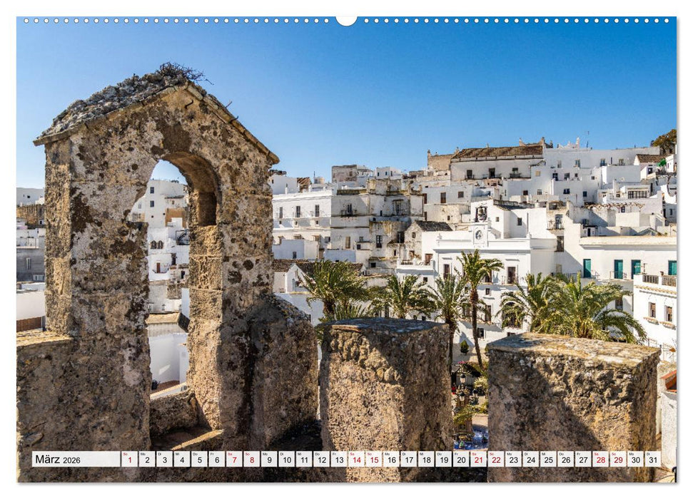 Andalusiens weisse Dörfer (CALVENDO Premium Wandkalender 2026)