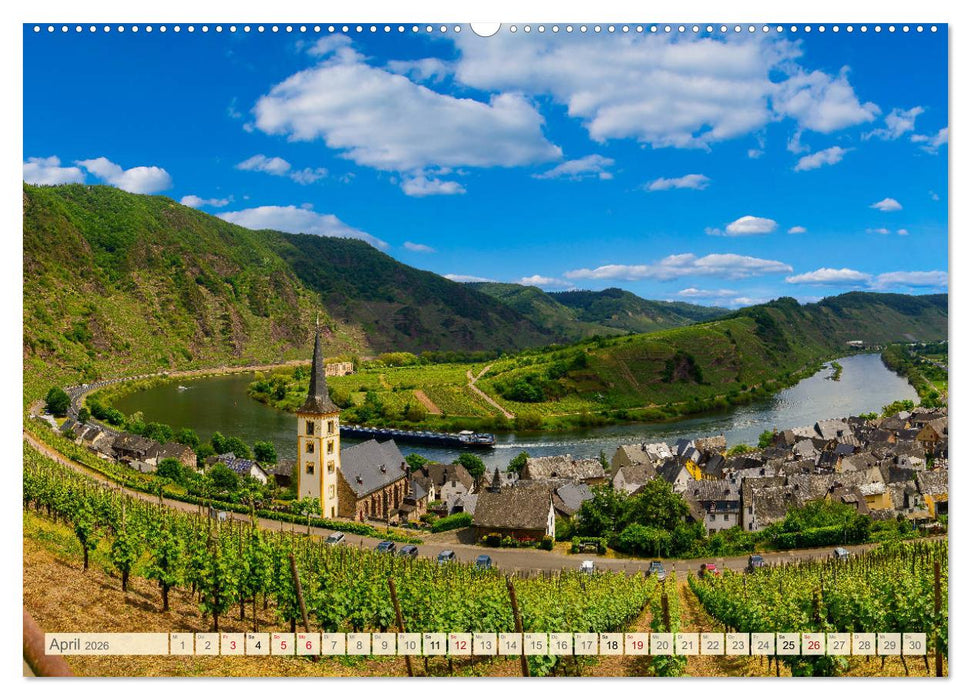 Die Mosel von Metz bis Koblenz (CALVENDO Premium Wandkalender 2026)