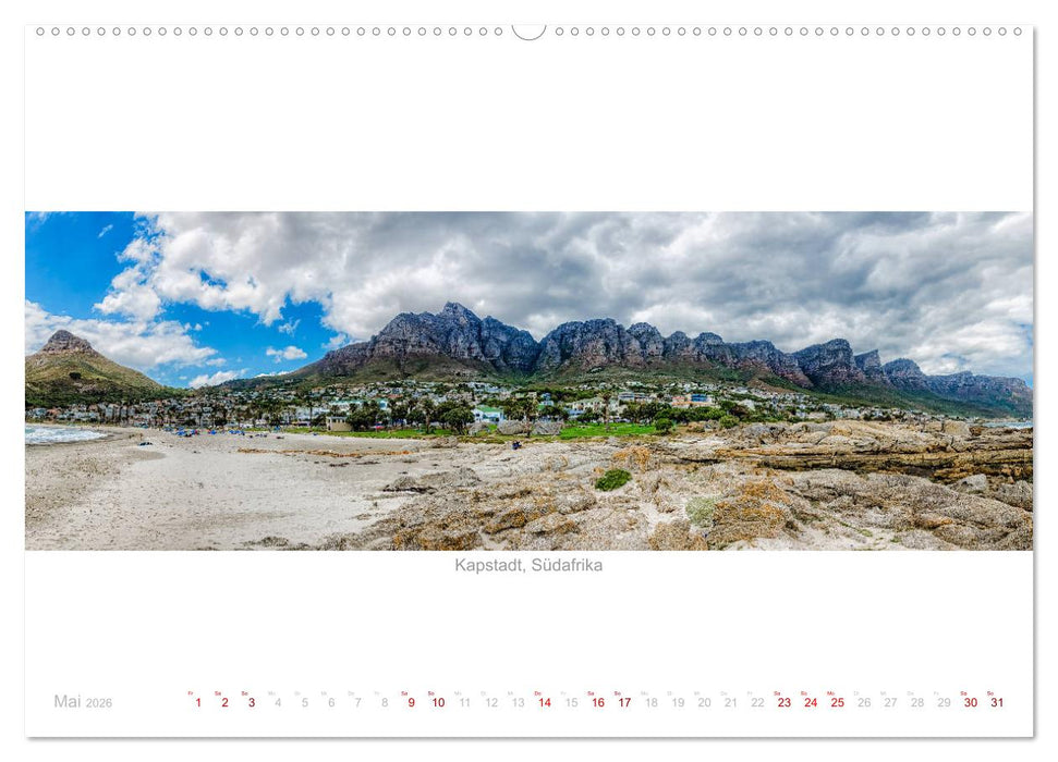 Panoramablicke weltweit (CALVENDO Premium Wandkalender 2026)