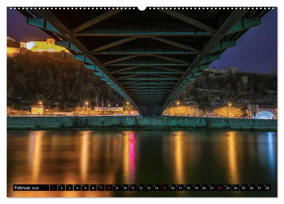 Passau, das Venedig Bayerns (CALVENDO Premium Wandkalender 2026)