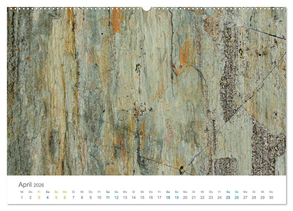 Die Natur als Künstlerin - Schönheit der Steine (CALVENDO Premium Wandkalender 2026)