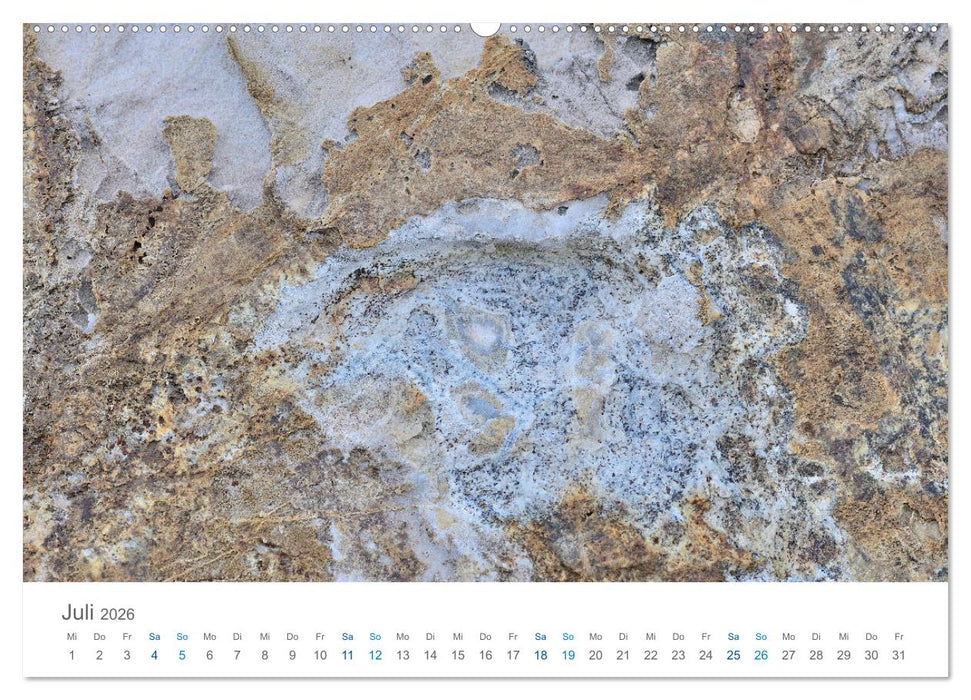 Die Natur als Künstlerin - Schönheit der Steine (CALVENDO Premium Wandkalender 2026)