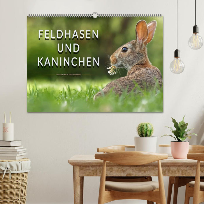 Feldhasen und Kaninchen (CALVENDO Wandkalender 2026)