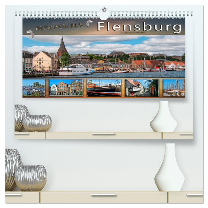 Bezauberndes Flensburg (CALVENDO Premium Wandkalender 2026)