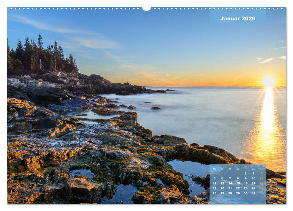New England - Vielfalt einer Region (CALVENDO Premium Wandkalender 2026)