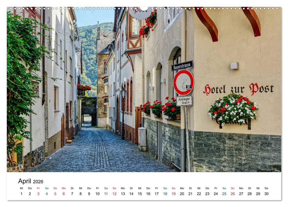Bacharach - Fachwerkromantik am Rhein (CALVENDO Wandkalender 2026)