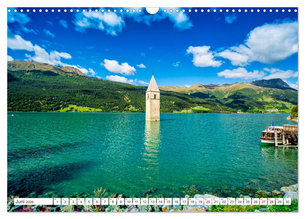 ALPENPÄSSE Österreich - Schweiz - Italien (CALVENDO Wandkalender 2026)