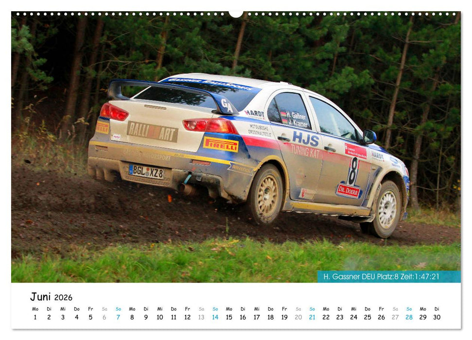 Lausitz-Rallye Kalender (CALVENDO Premium Wandkalender 2026)