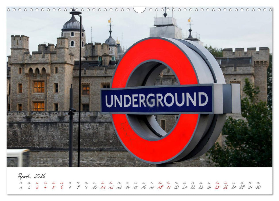 London - Metropole zwischen Tradition und Moderne (CALVENDO Wandkalender 2026)