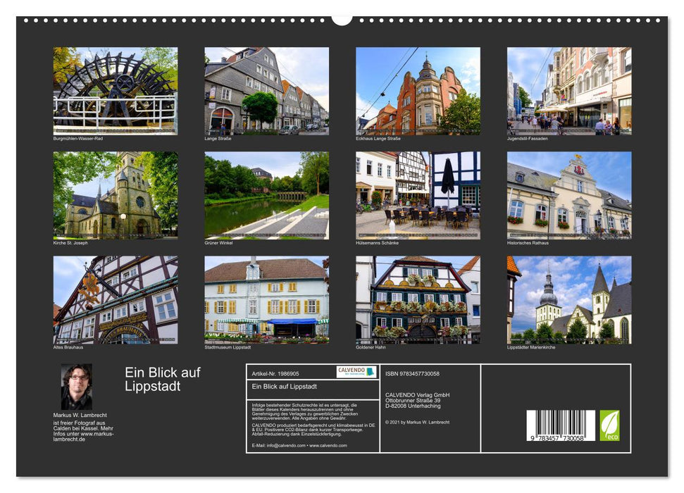 Ein Blick auf Lippstadt (CALVENDO Premium Wandkalender 2026)
