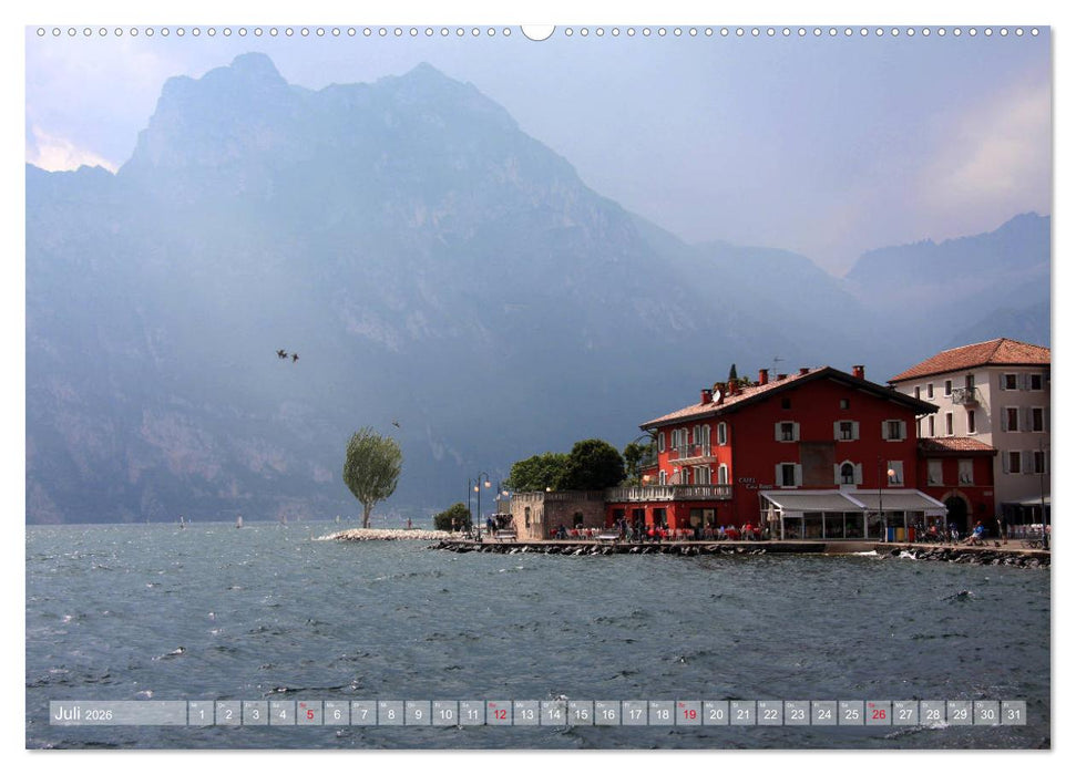 GARDASEE Von Arco ganz im Norden südwärts (CALVENDO Premium Wandkalender 2026)