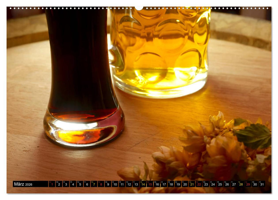 Biergenuss zu jeder Jahreszeit (CALVENDO Premium Wandkalender 2026)