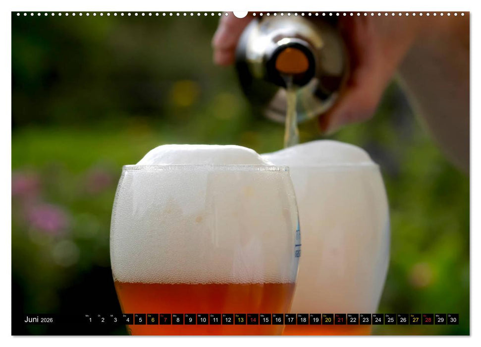 Biergenuss zu jeder Jahreszeit (CALVENDO Premium Wandkalender 2026)