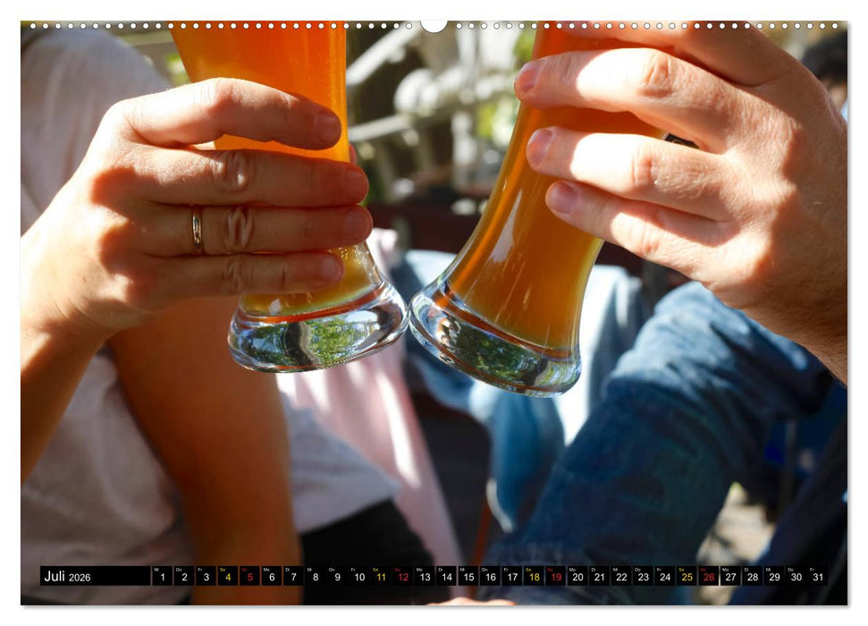Biergenuss zu jeder Jahreszeit (CALVENDO Premium Wandkalender 2026)