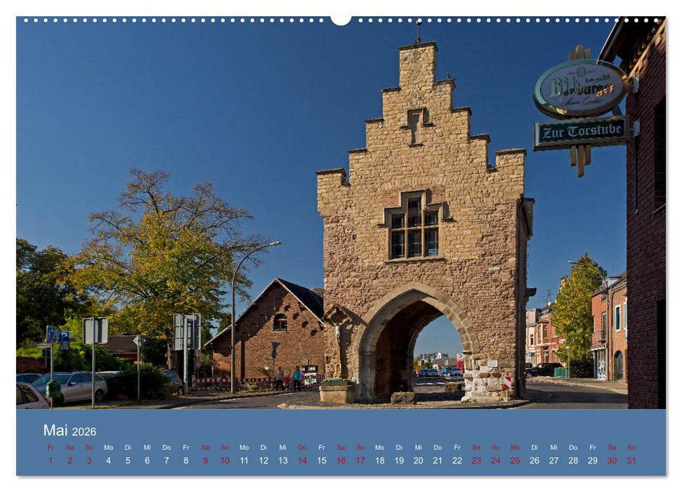 ERFTSTADT - Burgen und Bürgerhäuser (CALVENDO Premium Wandkalender 2026)