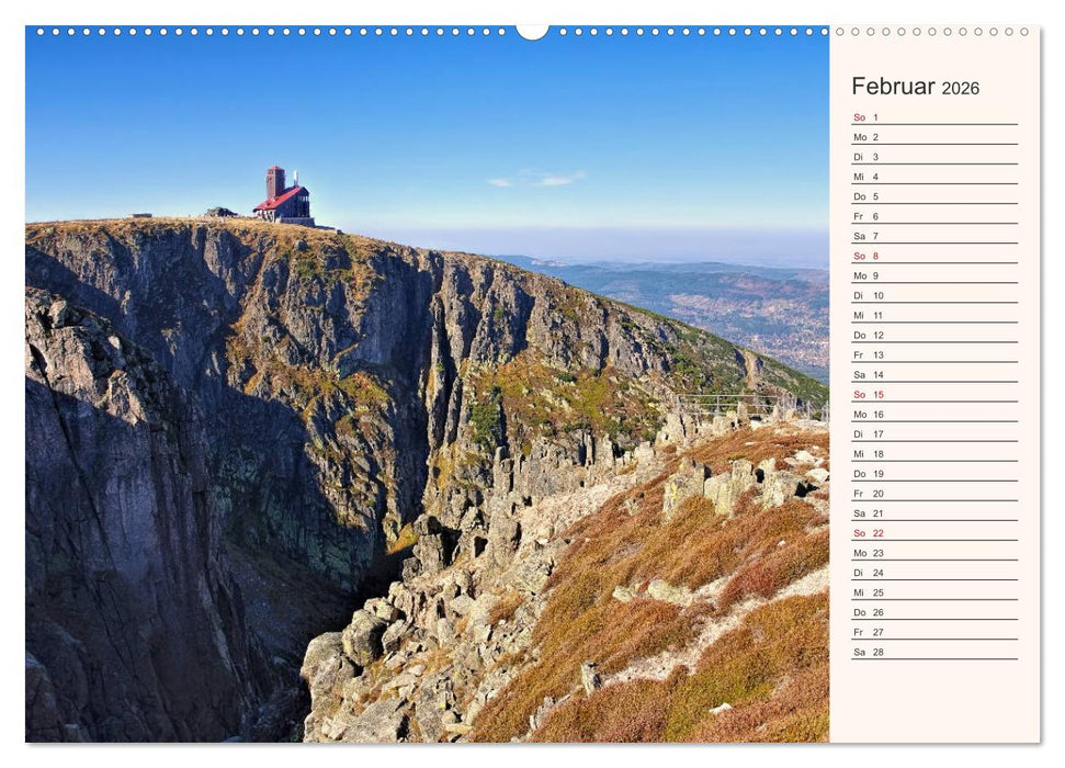 Riesengebirge - Zwischen Schlesien und Böhmen (CALVENDO Premium Wandkalender 2026)