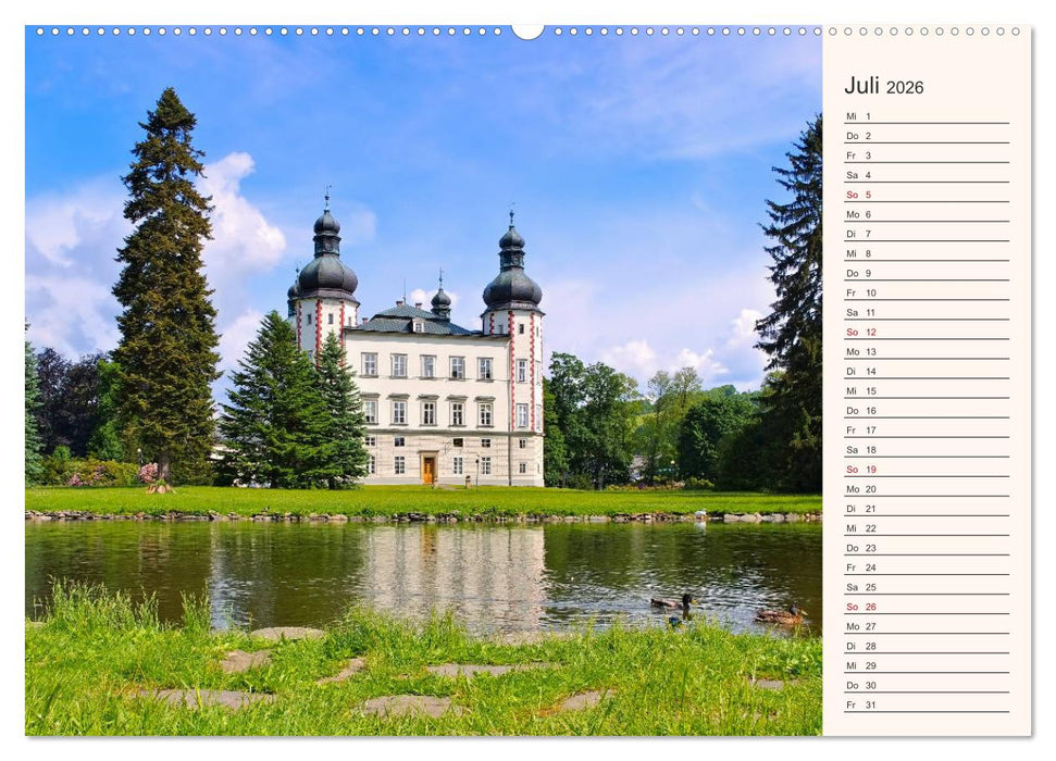 Riesengebirge - Zwischen Schlesien und Böhmen (CALVENDO Premium Wandkalender 2026)