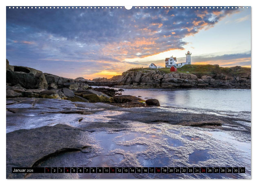 NEUENGLAND - Eine Reise durch den Nordosten der USA (CALVENDO Premium Wandkalender 2026)