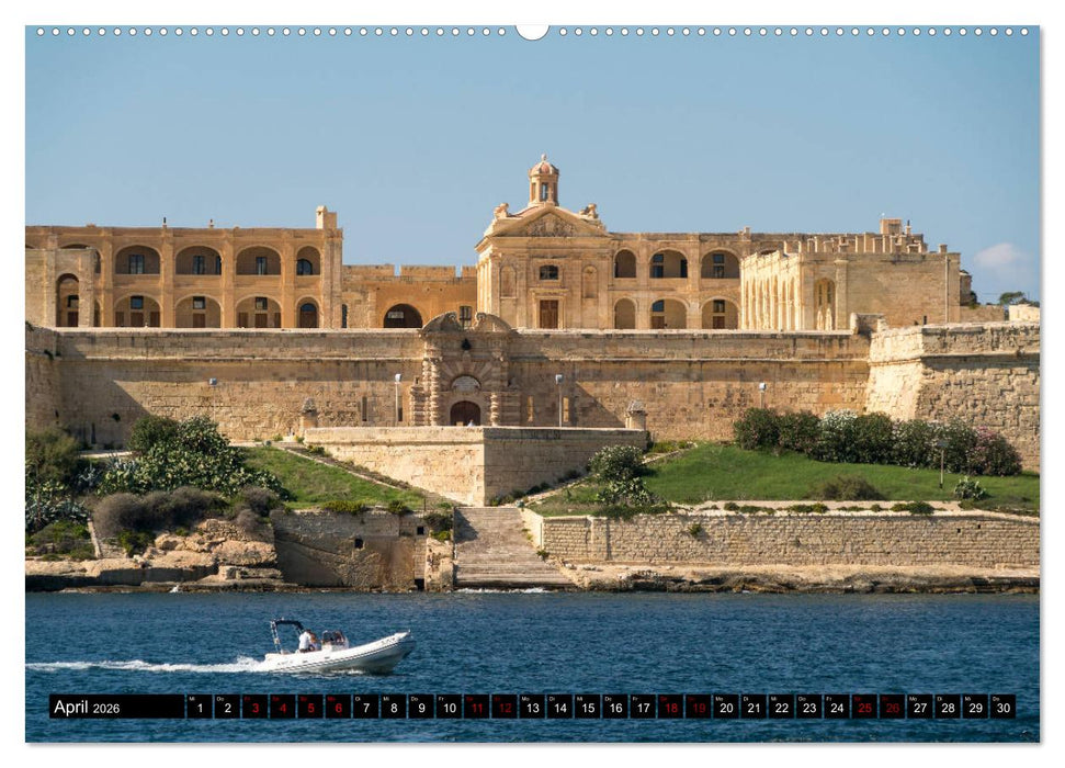 Valletta - Malta (CALVENDO Premium Wandkalender 2026)