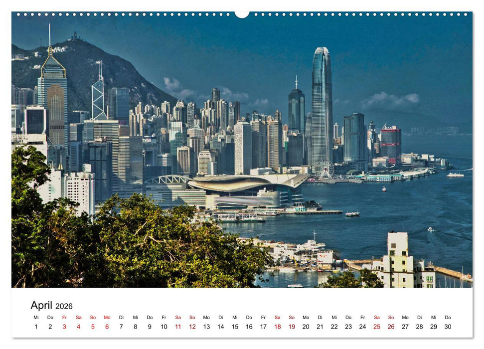 Megacity Hong Kong (CALVENDO Wandkalender 2026)