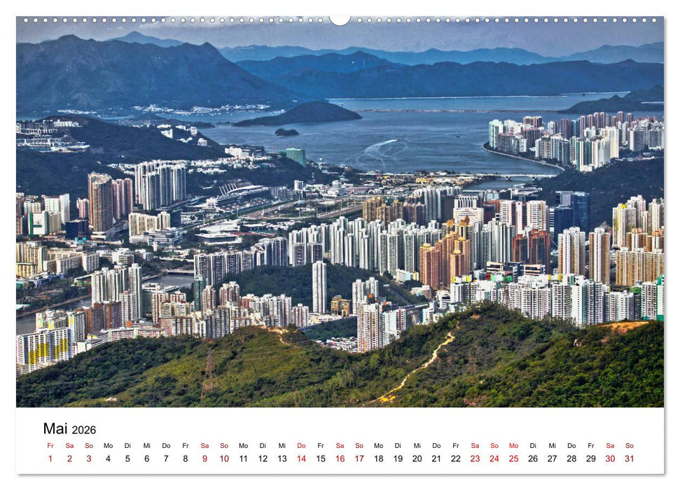 Megacity Hong Kong (CALVENDO Wandkalender 2026)