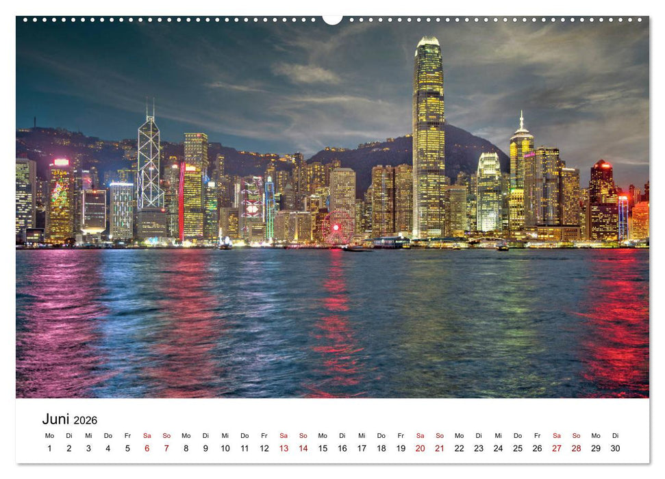 Megacity Hong Kong (CALVENDO Wandkalender 2026)