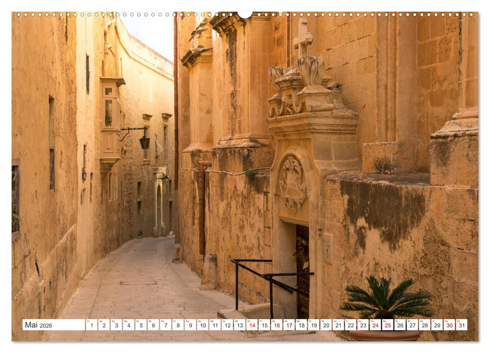 Malta - Gozo und Comino (CALVENDO Premium Wandkalender 2026)