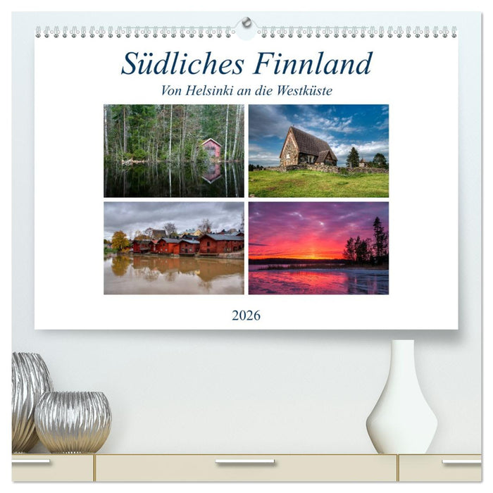 Südliches Finnland (CALVENDO Premium Wandkalender 2026)