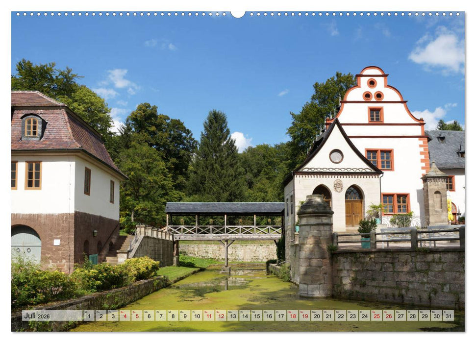 Schlösser- und Burgenland Thüringen (CALVENDO Premium Wandkalender 2026)