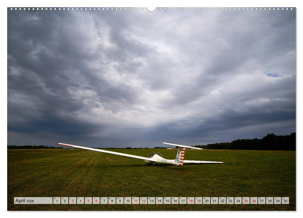 Lautlos durch die Luft - Faszination Segelfliegen (CALVENDO Premium Wandkalender 2026)
