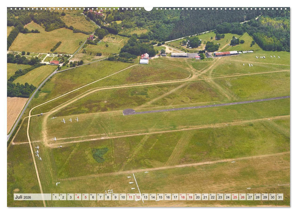Lautlos durch die Luft - Faszination Segelfliegen (CALVENDO Premium Wandkalender 2026)
