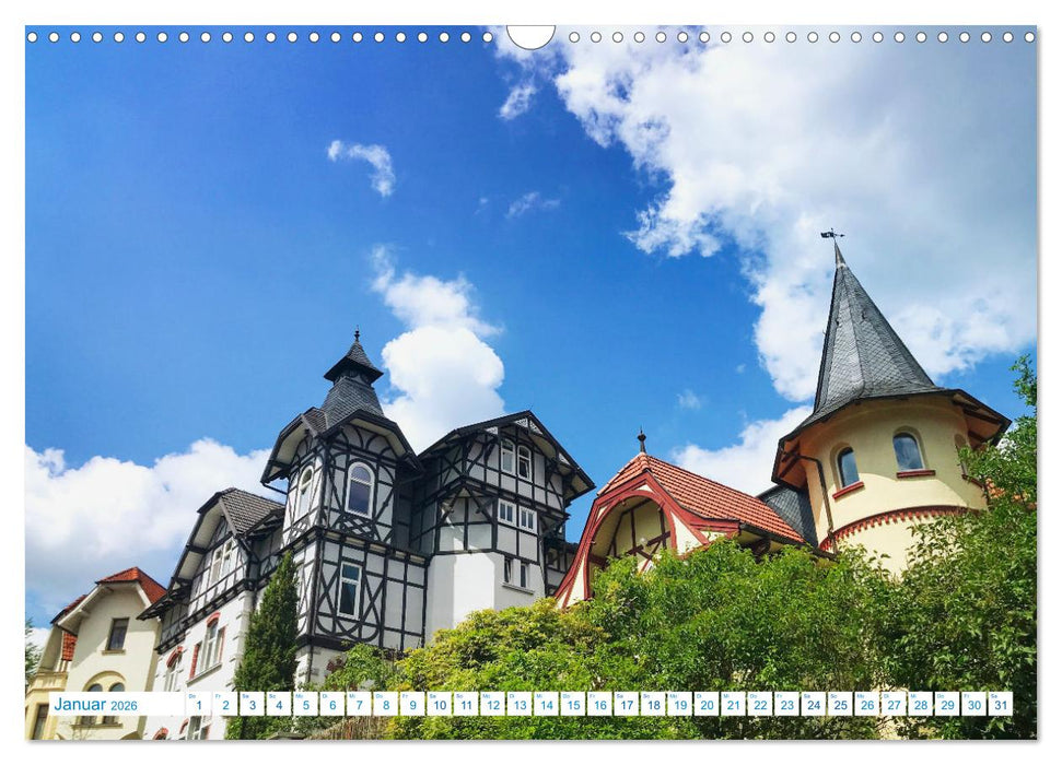 Eisenach Villen-Architektur Prachtstücke (CALVENDO Wandkalender 2026)