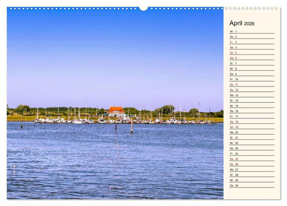 Langeoog Geburtstagskalender (CALVENDO Premium Wandkalender 2026)