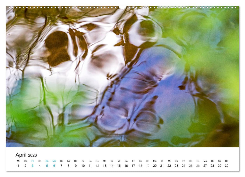 Wasser-Farben (CALVENDO Premium Wandkalender 2026)