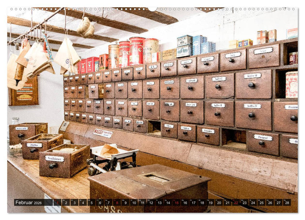Kolonialwarenläden Zwischen Notwendigkeit und Luxus (CALVENDO Wandkalender 2026)