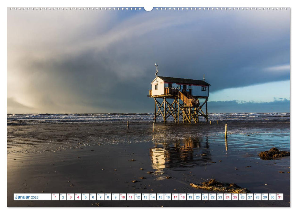 St. Peter-Ording Stranderlebnisse (CALVENDO Wandkalender 2026)