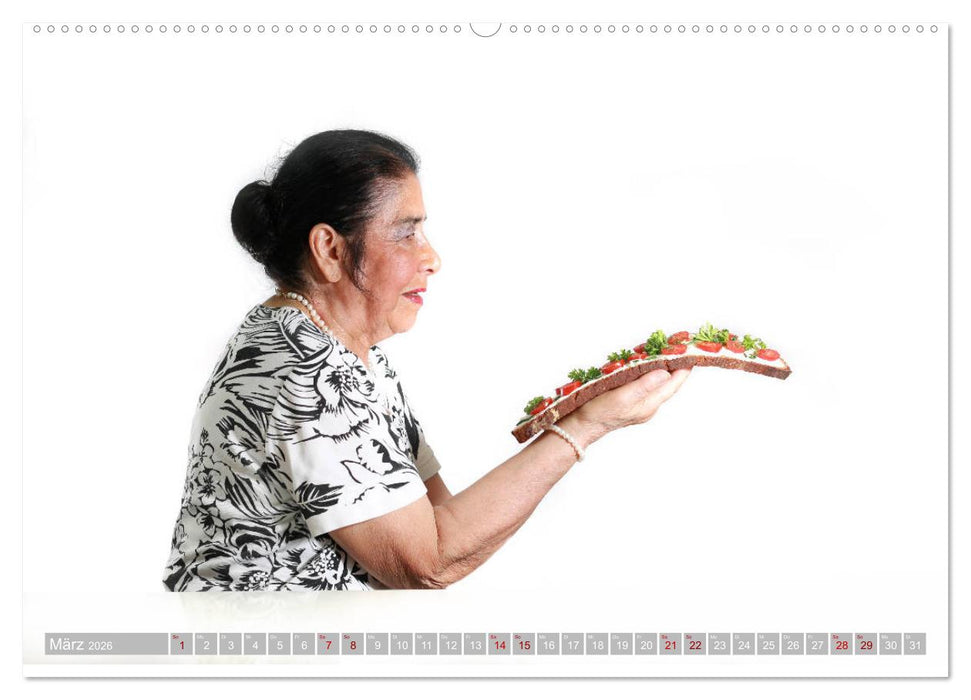 Schönheit im Alter - Auf den Geschmack gekommen (CALVENDO Premium Wandkalender 2026)