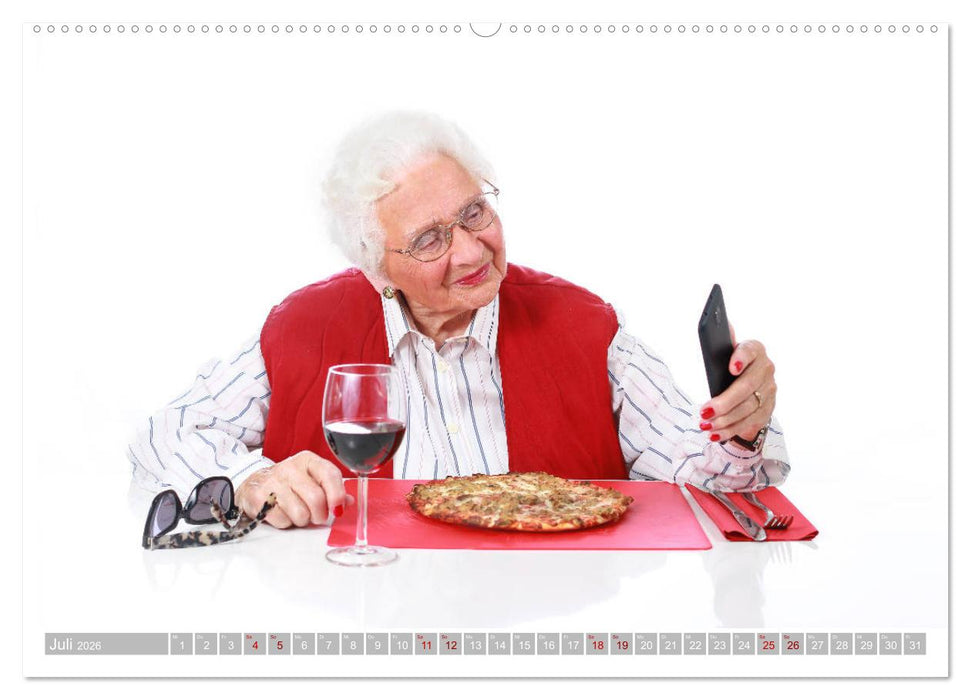 Schönheit im Alter - Auf den Geschmack gekommen (CALVENDO Premium Wandkalender 2026)