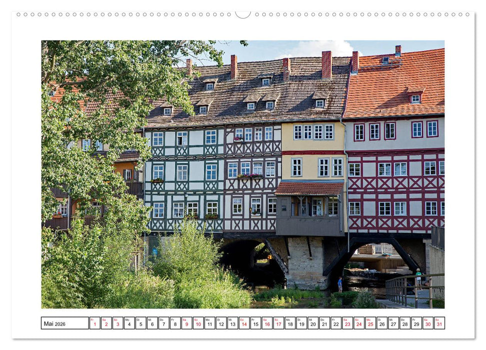 Erfurt (CALVENDO Premium Wandkalender 2026)