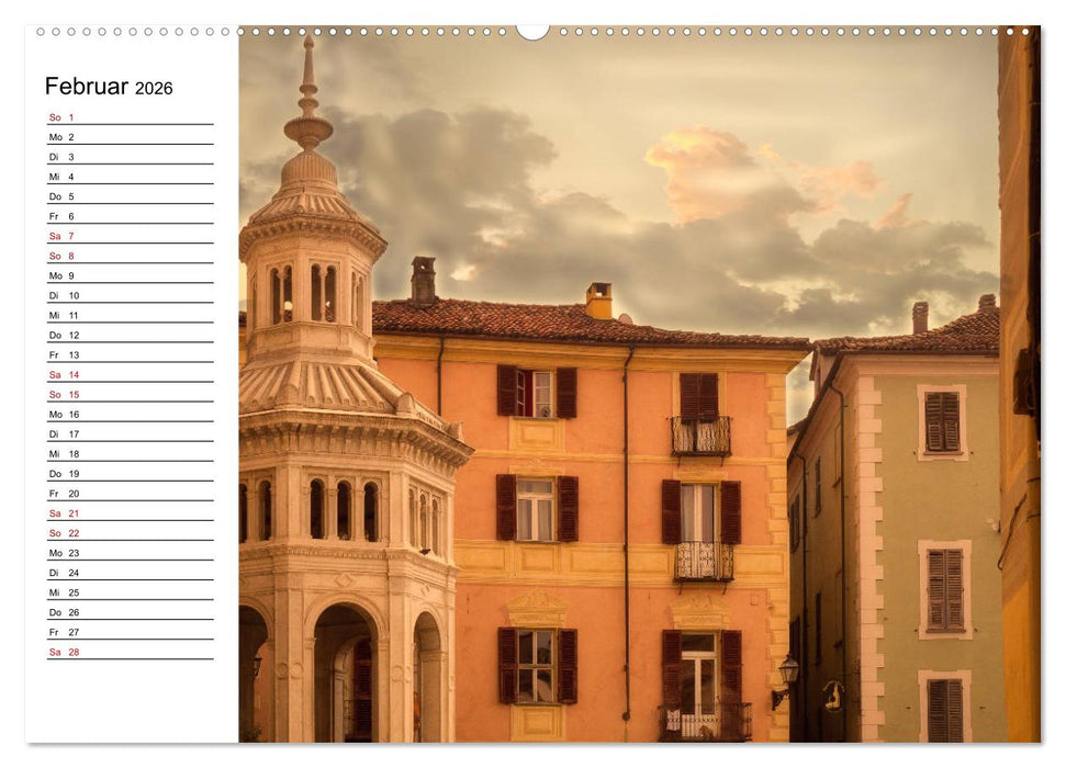 Piemont und Turin (CALVENDO Premium Wandkalender 2026)