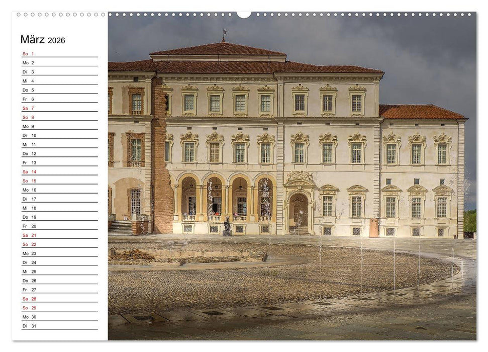 Piemont und Turin (CALVENDO Premium Wandkalender 2026)