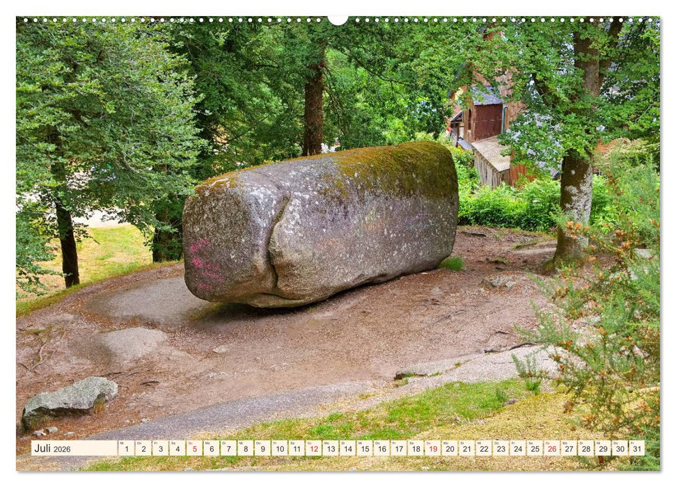 Huelgoat - Sagenumwobener Märchenwald in der Bretagne (CALVENDO Premium Wandkalender 2026)