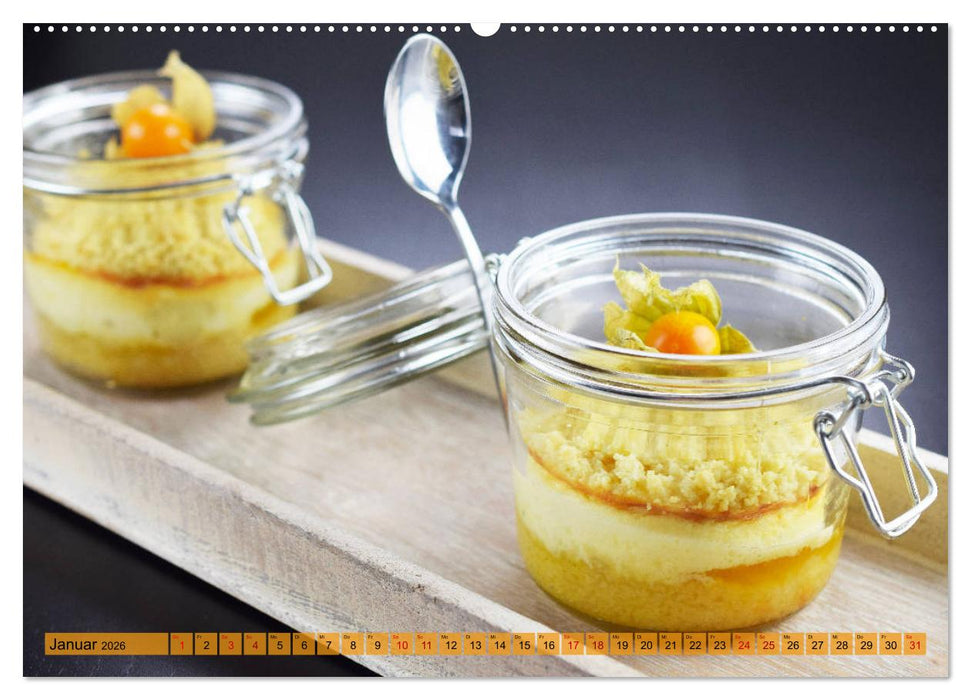 DESSERTVARIATIONEN (CALVENDO Premium Wandkalender 2026)