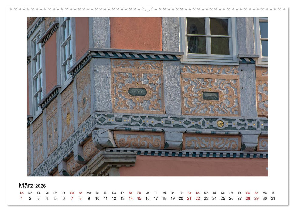 Faszination Fachwerk - an Weser und Ilme (CALVENDO Premium Wandkalender 2026)