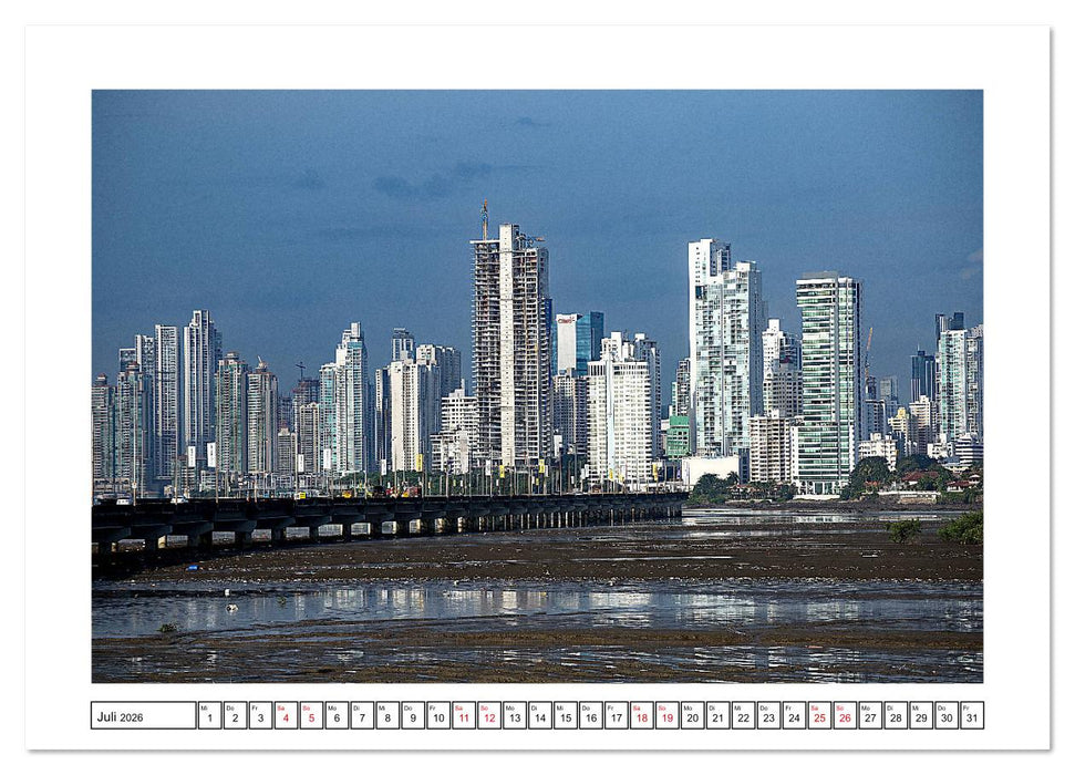 Panama - Streifzüge durch atemberaubende Küsten-, Berg- und Stadtlandschaften (CALVENDO Premium Wandkalender 2026)