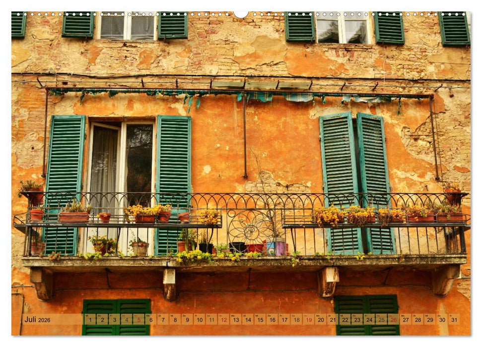 Sehnsucht nach SIENA (CALVENDO Premium Wandkalender 2026)