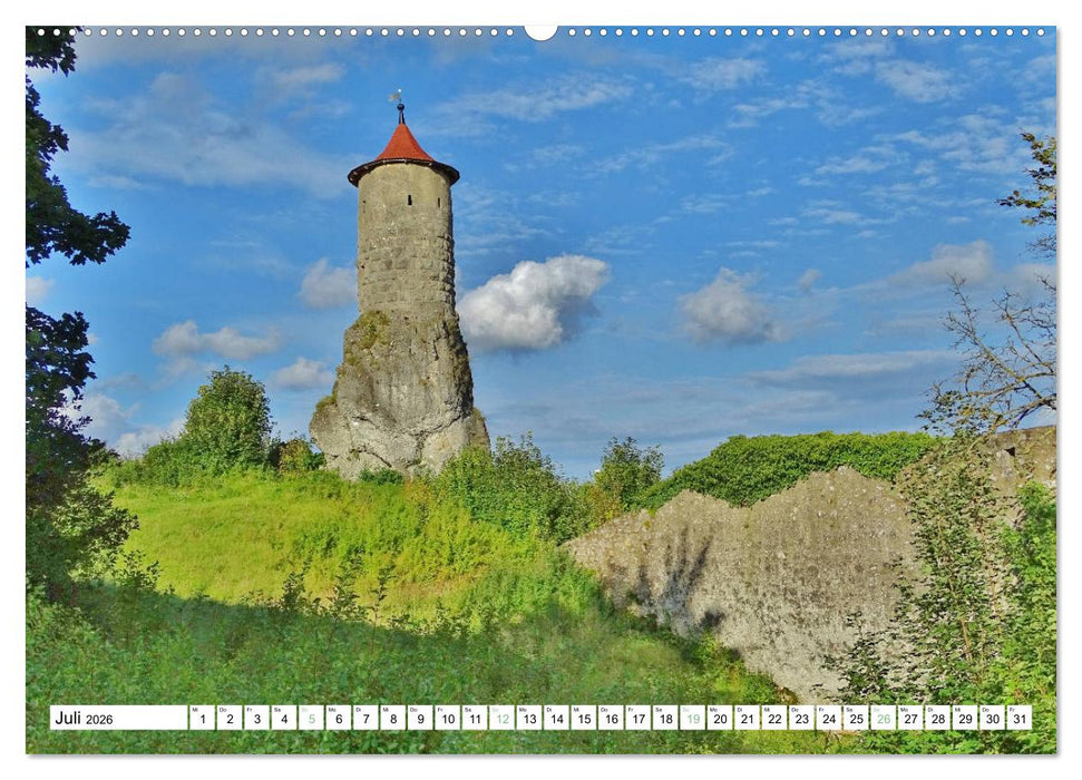 Wandererlebnisse in der Fränkischen Schweiz (CALVENDO Premium Wandkalender 2026)